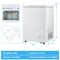 Compact Freestanding Chest Freezer with Removable Storage Basket